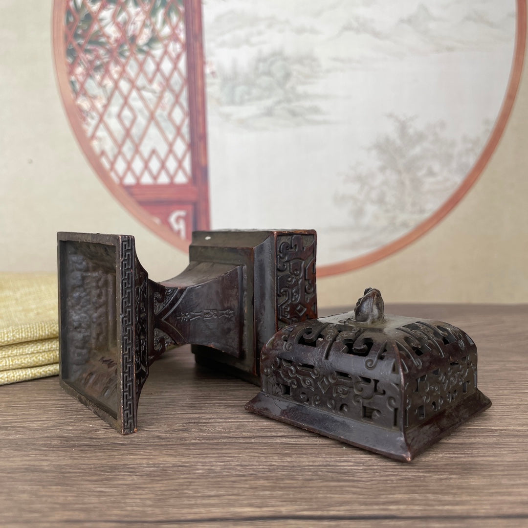 Exquisite Handcrafted Incense Burner - Unique Gift for Antique Collectors & Home Decor Enthusiasts