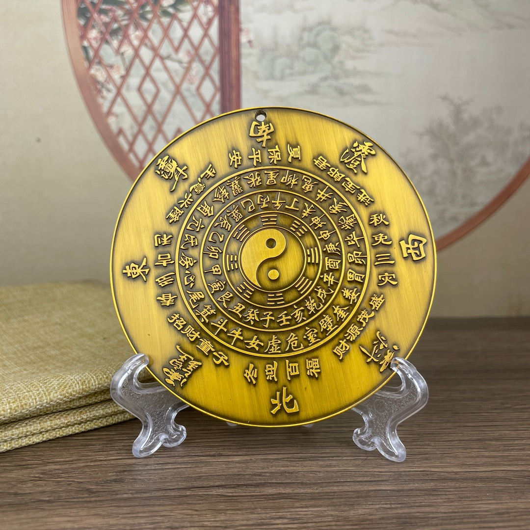 Lucky and Wealth Disc Desktop Decoration - Exquisite Handmade Art, Unique Rare Gift