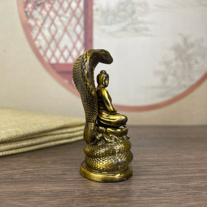 Handcrafted Small Buddha Statue - Exquisite Craftsmanship, Unique Gift for Collectors and Decor Enthusiasts