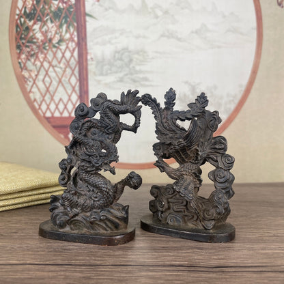 Exquisite Dragon and Phoenix Statues - Handcrafted Masterpieces for Collectors and Decor Lovers