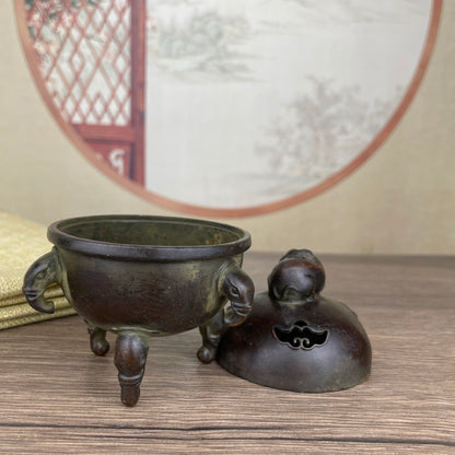 Exquisite Handcrafted Incense Burner - Unique Antique Gift for Home & Office Decor