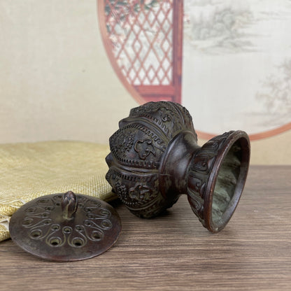 Ba Bao Incense Burner - Exquisite Handcrafted Art & Unique Gift