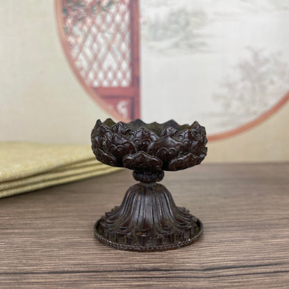 Handcrafted Lotus Candle Holder - Exquisite Craftsmanship, Unique Gift, Rare Collectible