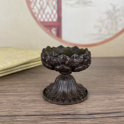 Handcrafted Lotus Candle Holder - Exquisite Craftsmanship, Unique Gift, Rare Collectible