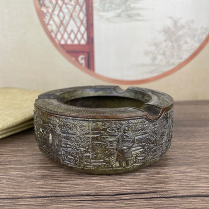 Exquisite Hand-Carved Ashtray - Perfect Antique Gift & Home Decor