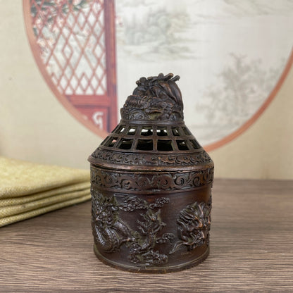 Dragon Incense Burner - Exquisite Handmade Craft, Unique and Rare Art Piece, Perfect Gift