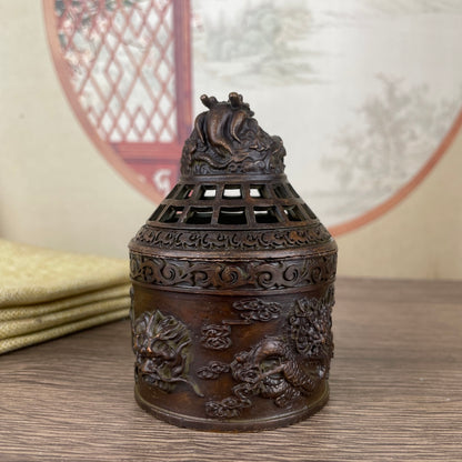 Dragon Incense Burner - Exquisite Handmade Craft, Unique and Rare Art Piece, Perfect Gift