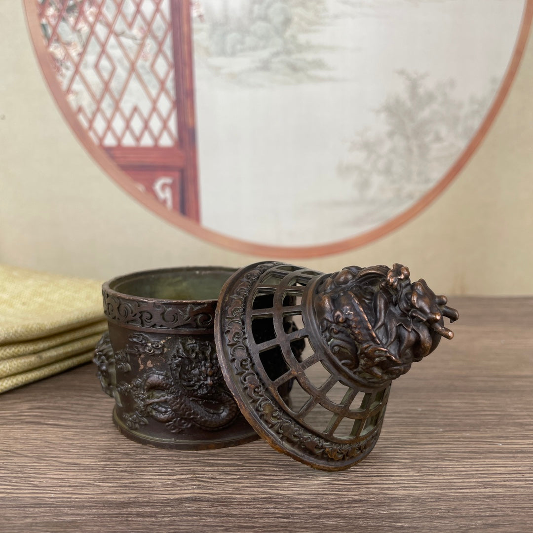 Dragon Incense Burner - Exquisite Handmade Craft, Unique and Rare Art Piece, Perfect Gift