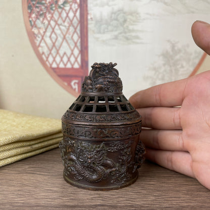 Dragon Incense Burner - Exquisite Handmade Craft, Unique and Rare Art Piece, Perfect Gift