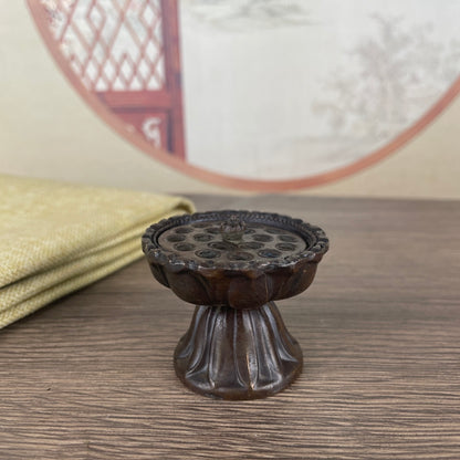 Exquisite Handcrafted Lotus Incense Burner - Unique Art Piece & Rare Collectible