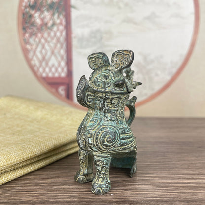 Fu Hao Owl Zun Shang Dynasty Bronze - Exquisite Craftsmanship, Handcrafted Unique Gift & Collectible