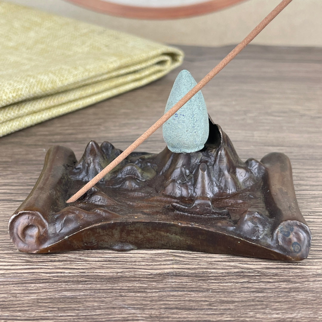 Exquisite Handcrafted Backflow Incense Burner - Unique Gift for Collectors and Decor Enthusiasts