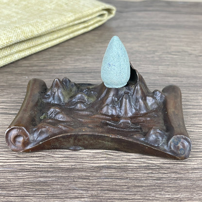 Exquisite Handcrafted Backflow Incense Burner - Unique Gift for Collectors and Decor Enthusiasts