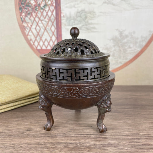 Exquisite Craftsmanship Xuande Incense Burner - Rare Handmade Art Piece, Unique Gift