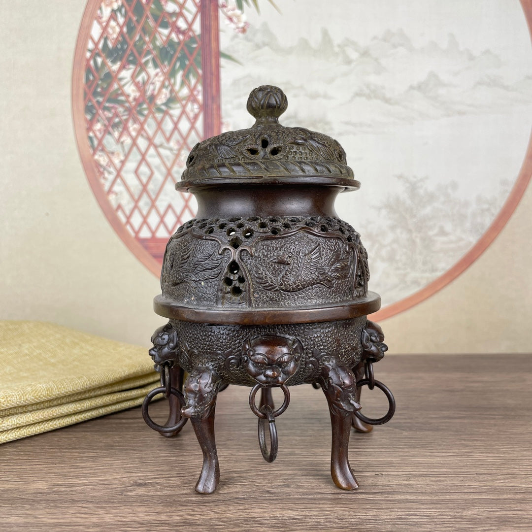 Imperial Incense Burner - Exquisitely Carved Masterpiece