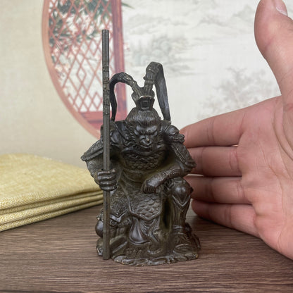 Handcrafted Exquisite Sun Wukong (Monkey King) Statue - Unique Gift for Collectors and Decor Enthusiasts