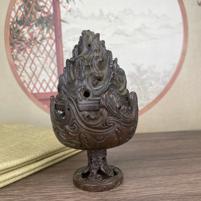 Exquisite Hand-Carved Boshan Incense Burner - Perfect Gift for Collectors and Decor Enthusiasts