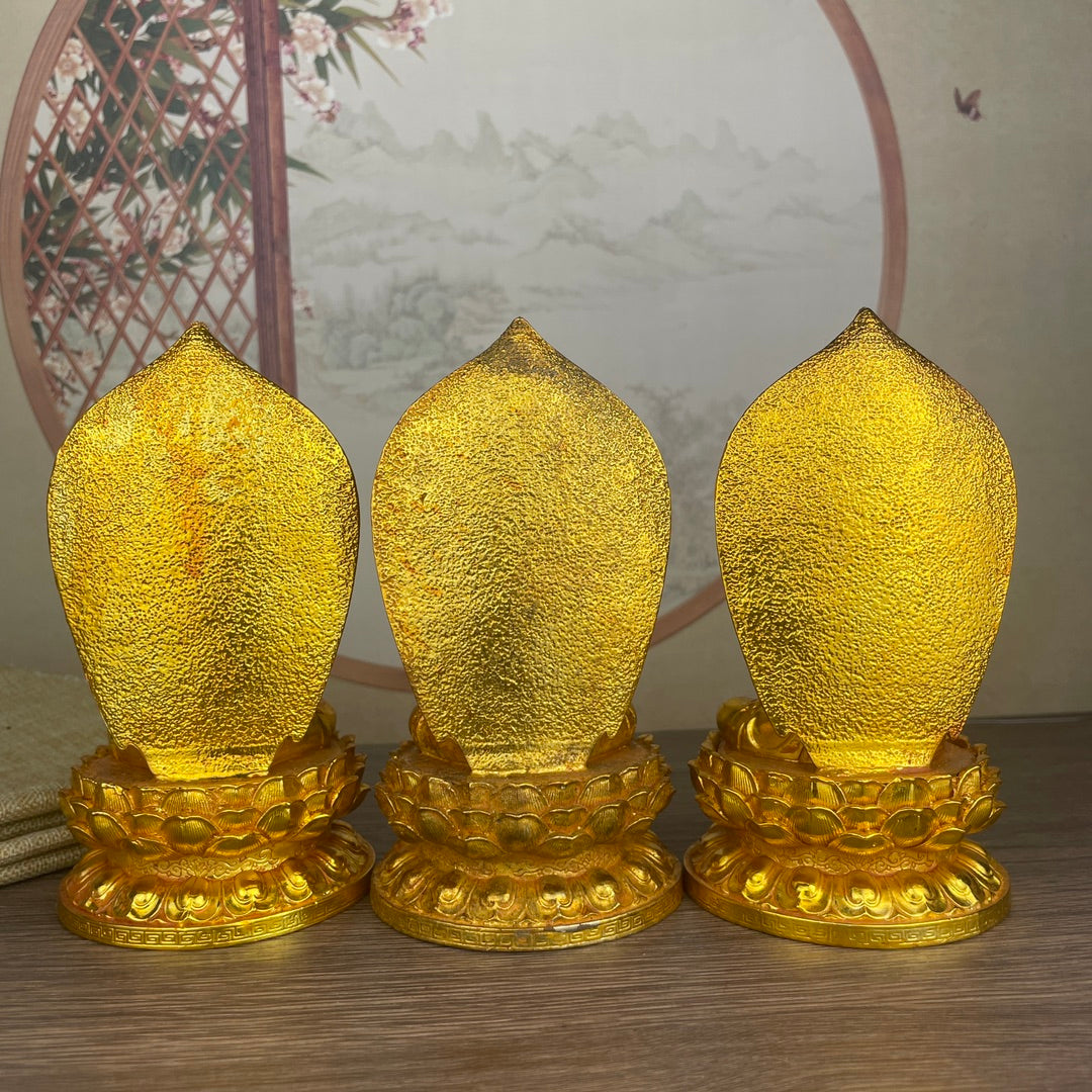 Three Hand-Carved Buddha Statues - Rare Art Pieces, Unique Gifts