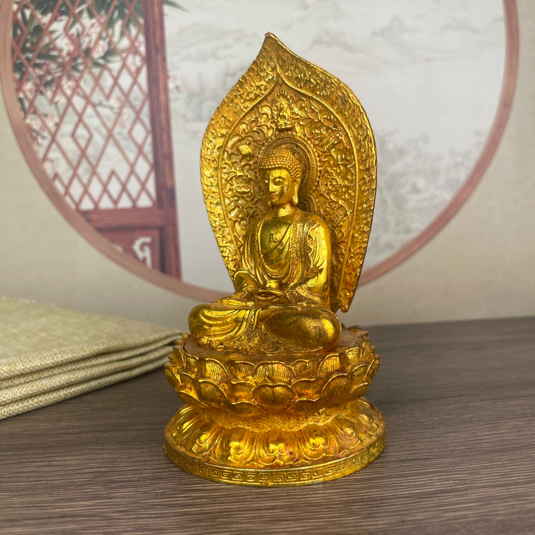 Three Hand-Carved Buddha Statues - Rare Art Pieces, Unique Gifts