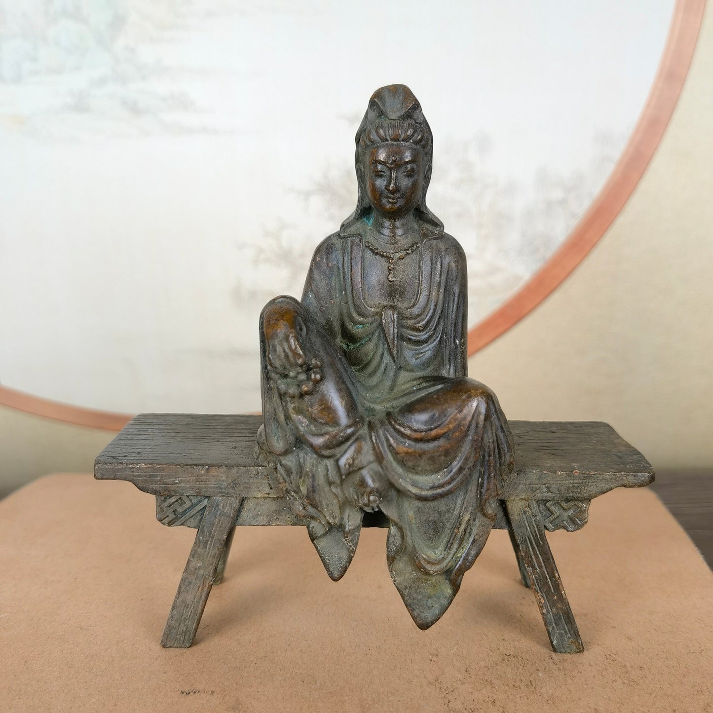 Unique Handcrafted Seated Guanyin Buddha Statue - Exquisite Craftsmanship, Rare Collectible, Perfect Home & Office Decor