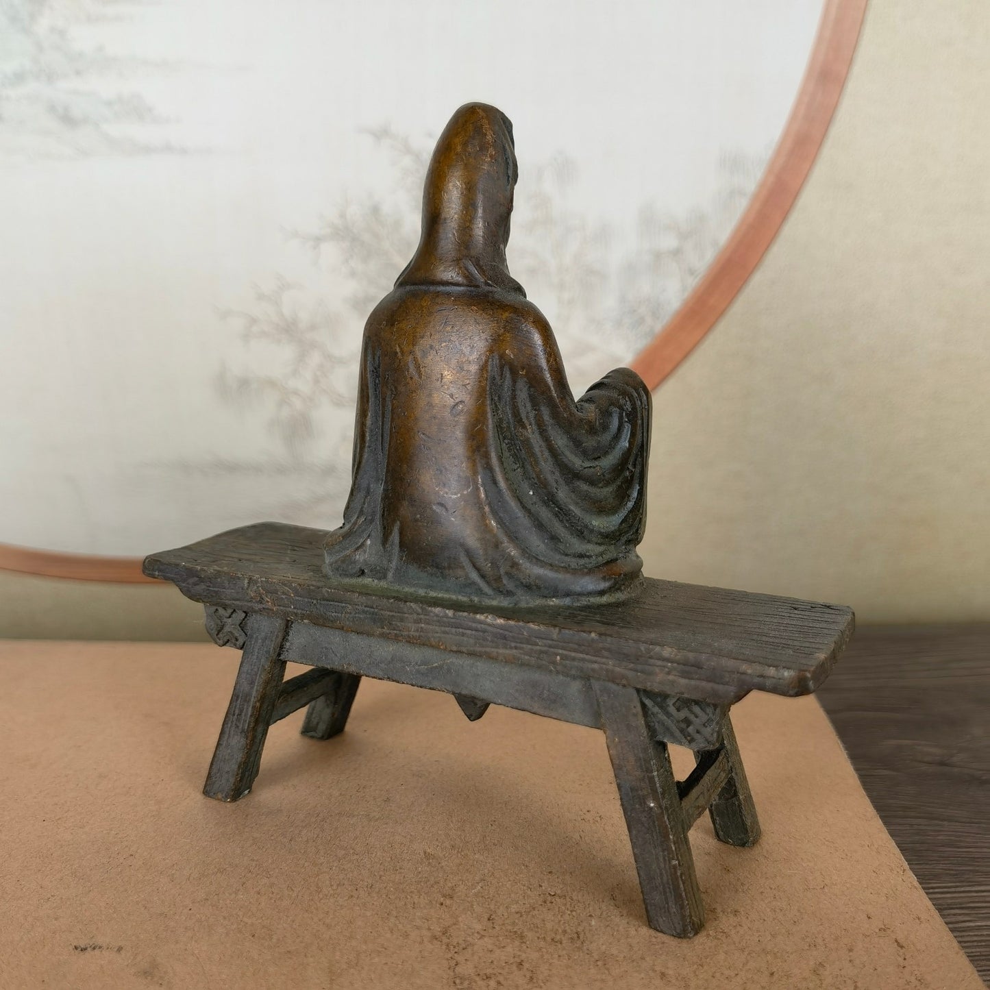 Unique Handcrafted Seated Guanyin Buddha Statue - Exquisite Craftsmanship, Rare Collectible, Perfect Home & Office Decor