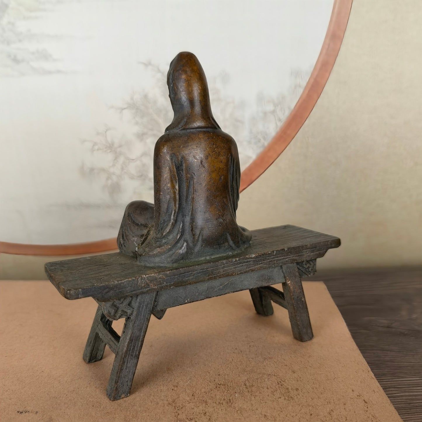 Unique Handcrafted Seated Guanyin Buddha Statue - Exquisite Craftsmanship, Rare Collectible, Perfect Home & Office Decor