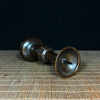 Handcrafted Pure Copper Candle Holders - Exquisite Craftsmanship, Unique Gift, Rare Collectible (Set of 2)