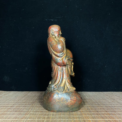 Exquisite Antique Maitreya Buddha Statue - Handcrafted, Unique Gift for Collectors