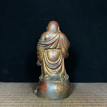 Exquisite Antique Maitreya Buddha Statue - Handcrafted, Unique Gift for Collectors