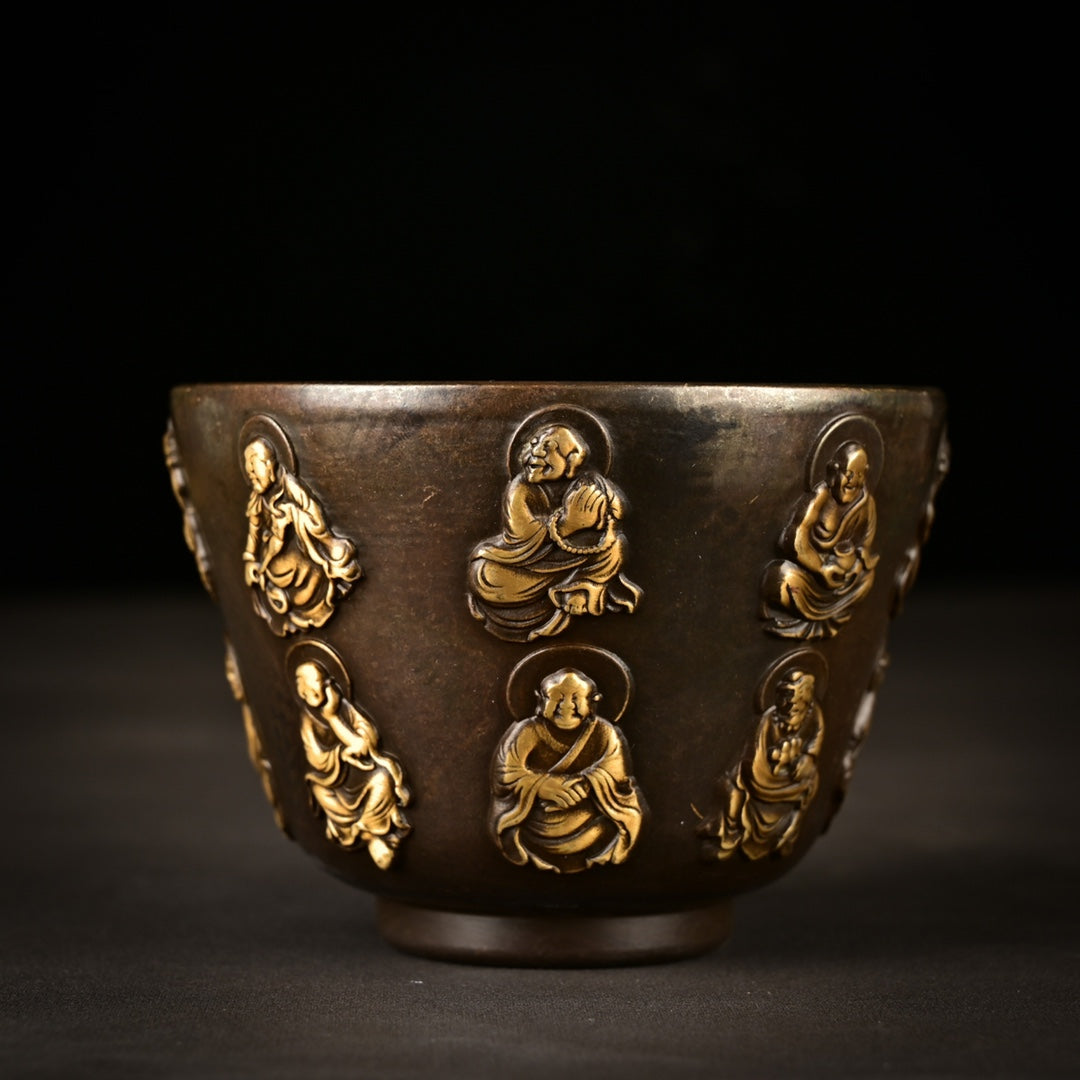 Exquisitely Carved Buddha Cup - Handcrafted Masterpiece, Unique Gift for Collectors and Decor Enthusiasts