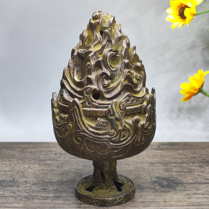 Handcrafted Boshan Incense Burner - Exquisite Art Piece & Unique Gift