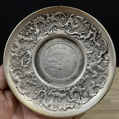 Exquisitely Engraved Silver-Plated Copper - Unique Gift & Art Piece