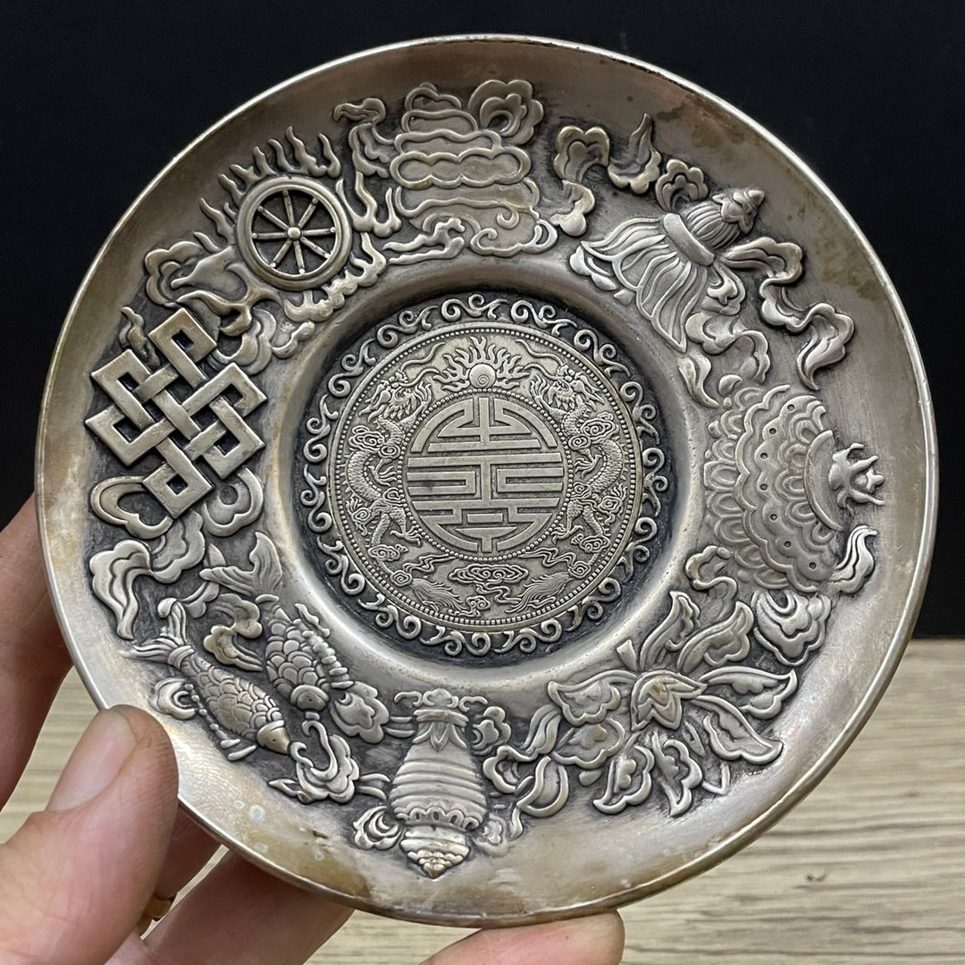 Exquisitely Engraved Silver-Plated Copper - Unique Gift & Art Piece