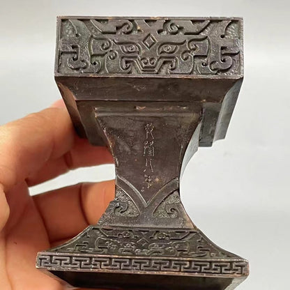 Exquisite Hand-Carved Four-Legged Pixiu Incense Burner - A Unique and Rare Masterpiece