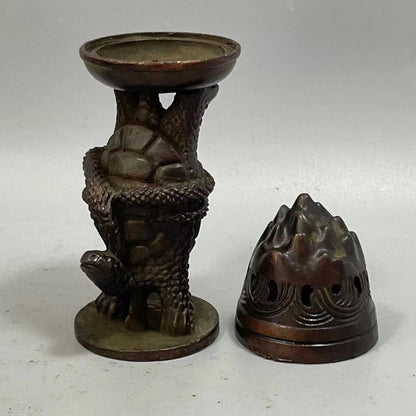 Exquisitely Carved Four Sacred Beasts Boshanlu Set - Rare Handmade Art Pieces