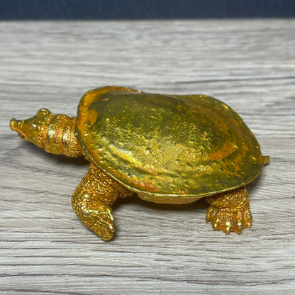 Exquisitely Carved Turtle Statue - Handcrafted & Unique Gift