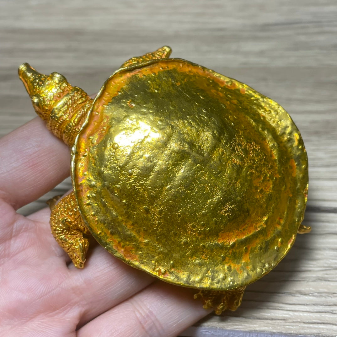 Exquisitely Carved Turtle Statue - Handcrafted & Unique Gift