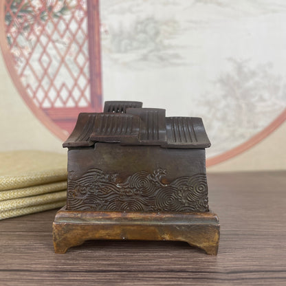 Exquisite Craftsmanship House-shaped Incense Burner - A Unique Gift for Collectors and Interior Design Enthusiasts