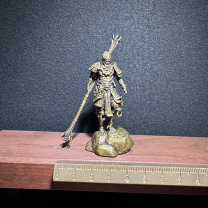 Exquisite Handcrafted Brass Sun Wukong Statue - Unique Gift for Collectors and Decor Enthusiasts