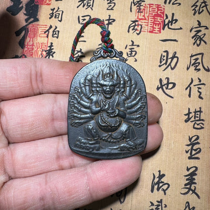 Handcrafted Vajrabhairava Pendant – Exquisite Art Piece for Home and Office Decor