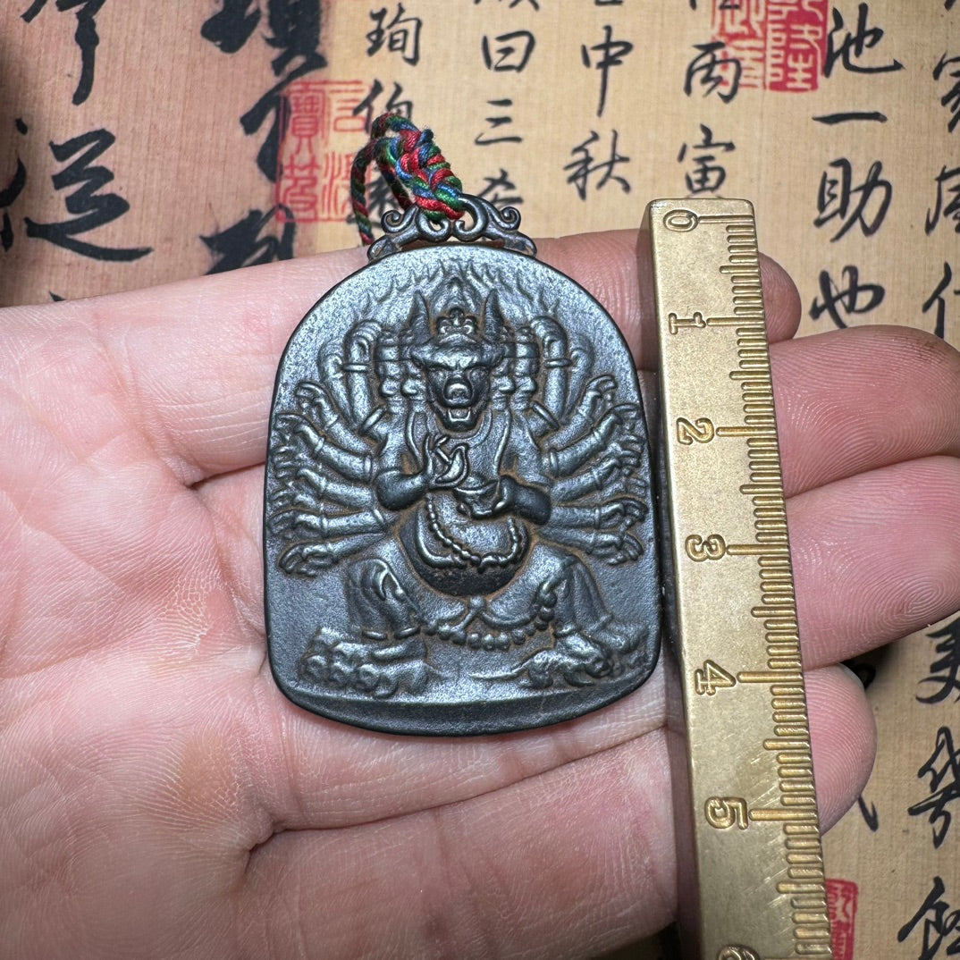 Handcrafted Vajrabhairava Pendant – Exquisite Art Piece for Home and Office Decor