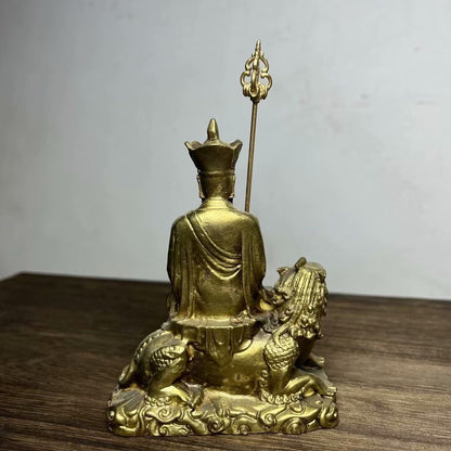 Exquisite Carved Ksitigarbha - Handcrafted Art Piece, Home & Office Decor, Unique Gift