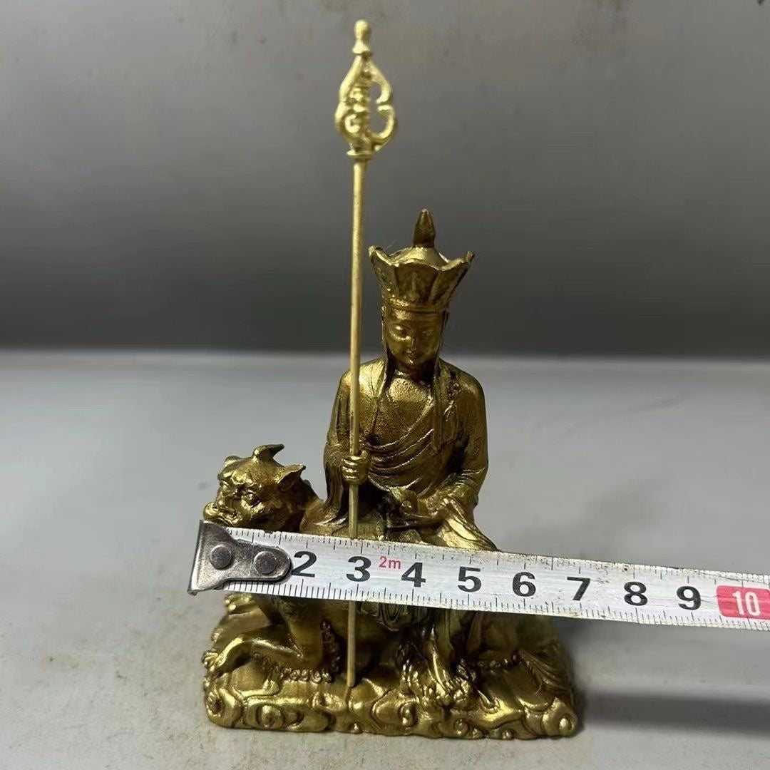 Exquisite Carved Ksitigarbha - Handcrafted Art Piece, Home & Office Decor, Unique Gift