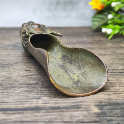 Exquisite Hand-Carved Tea Scoop - The Perfect Unique Gift