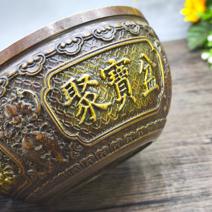 Masterfully Crafted Treasure Bowl - Handcrafted, Unique Gift, Vintage Collectible