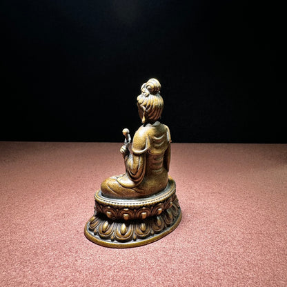 Handcrafted Brass Buddha Statue - Exquisite Craftsmanship, Unique Gift, Rare Collectible