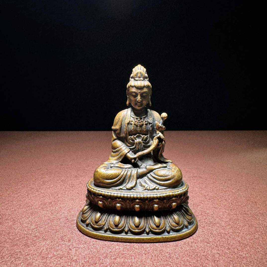 Handcrafted Brass Buddha Statue - Exquisite Craftsmanship, Unique Gift, Rare Collectible