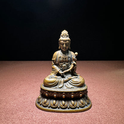 Handcrafted Brass Buddha Statue - Exquisite Craftsmanship, Unique Gift, Rare Collectible