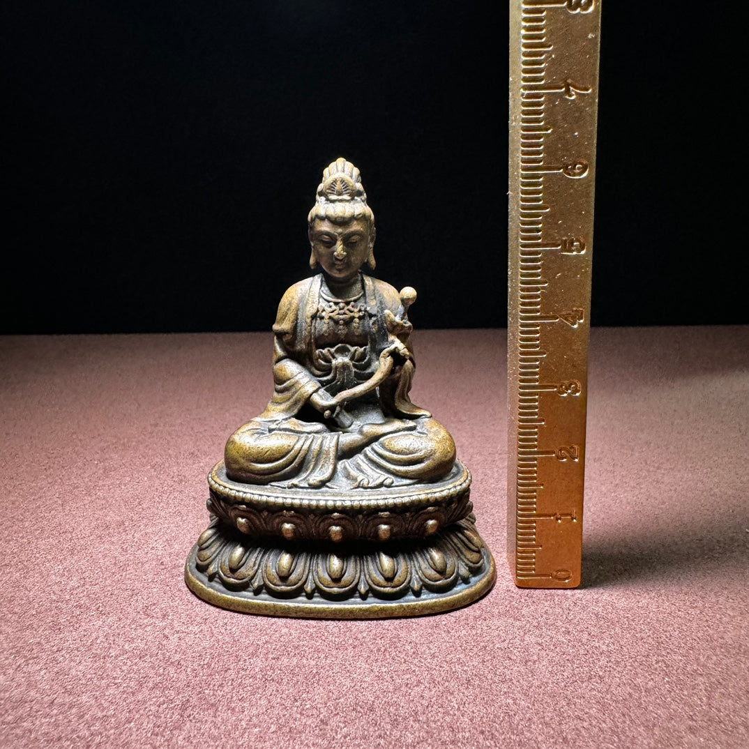 Handcrafted Brass Buddha Statue - Exquisite Craftsmanship, Unique Gift, Rare Collectible