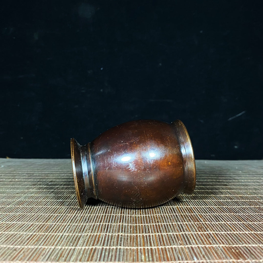 Handcrafted Pure Copper Mortar and Pestle - Unique Gift for Collectors and Decor Enthusiasts